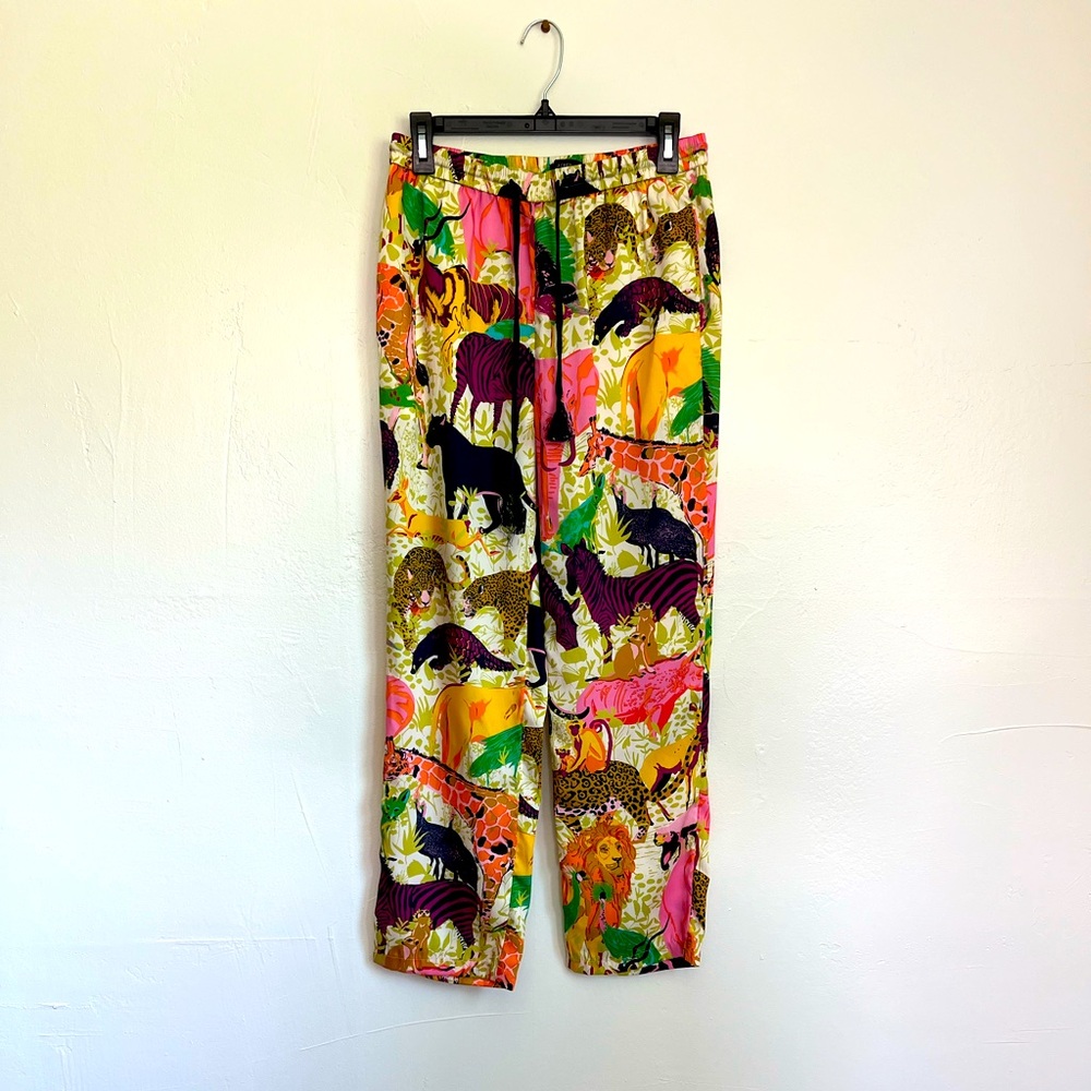 J.Crew pajama style trouser size 6 ratti safari